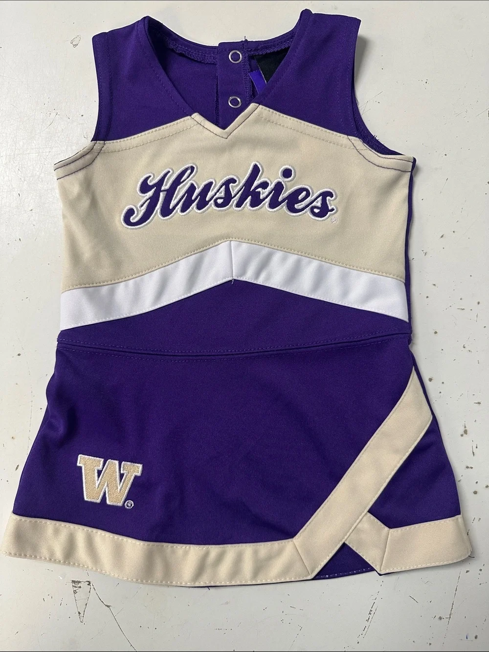 Gen 2 UW Huskies University of Washington Cheerleading Uniform Jersey 18m